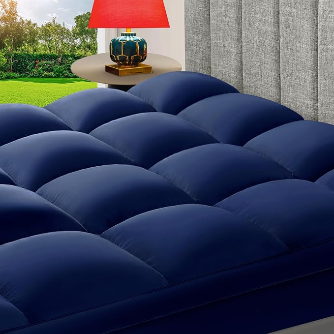 CHOKIT Full Mattress Topper, Extra Thick Pillow Top Mattress Pad by CHOKIT
