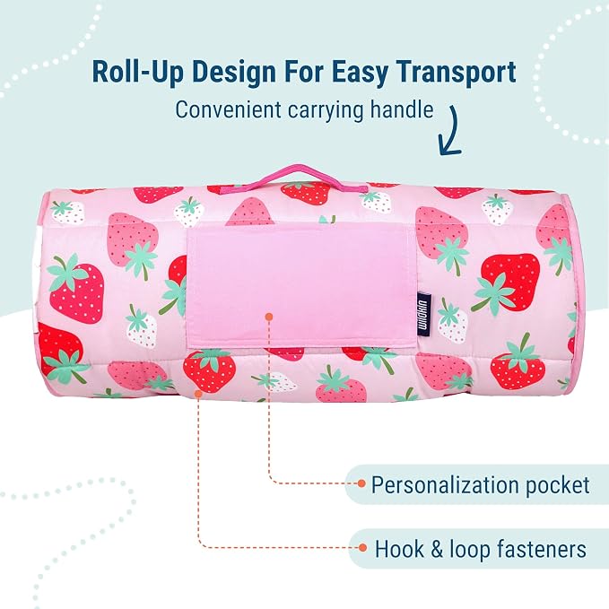 Wildkin 43-inch Kids Nap Mat – Soft Microfiber Toddler Sleeping Mat - Image 4