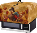 Microwave Oven Dust Cover, Thanksgiving Turkey Waterproof Polyester Dust Cover by Unknown
