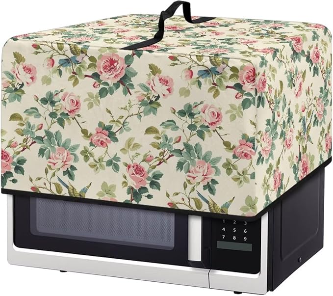 Microwave Cover, Rose Microwave Dust Cover Waterproof Microwaves Oven Covers by Unknown