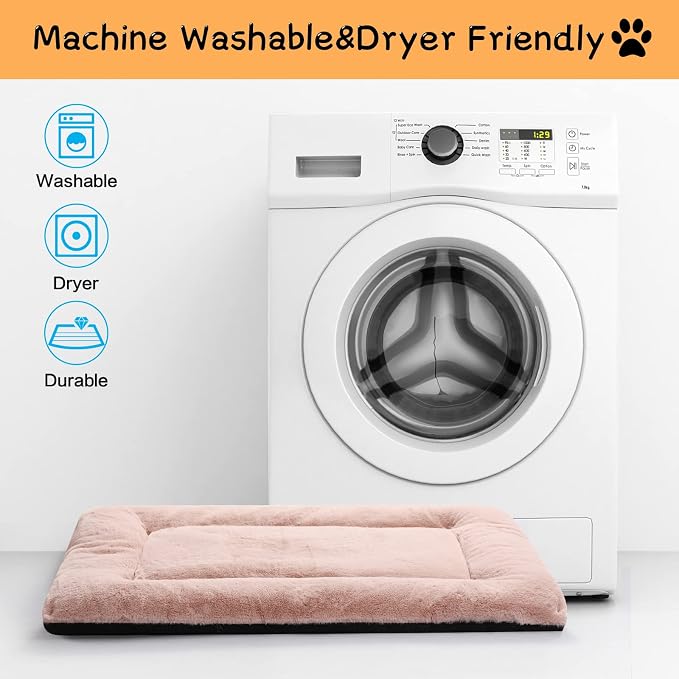 Dog Beds Crate Pad for Medium/Large Dogs Ultra Soft Dog Crate Bed Washable & - Image 5