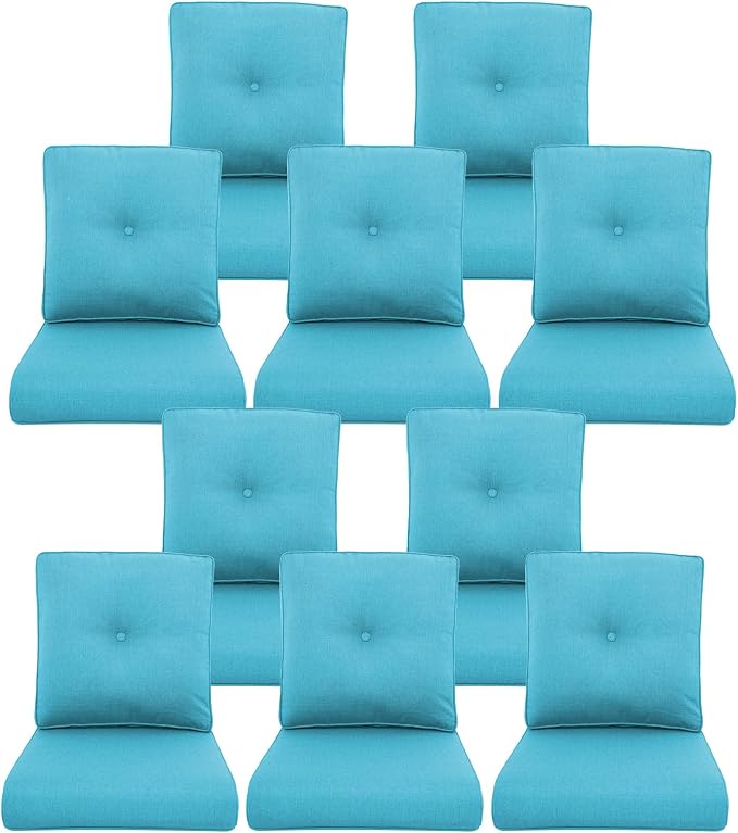 10-Piece Outdoor Patio Cushion Set by Pugire