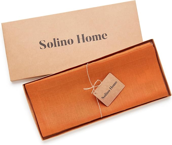 Solino Home Linen Pumpkin Table Runner 60 Inches - Image 5