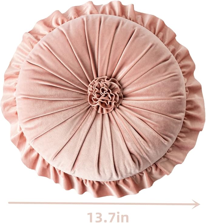 S SSOY Velvet Round Pillow - Image 2