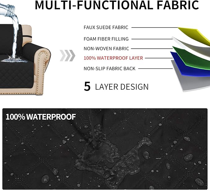 Easy-Going Sofa Slipcover Oversized Sofa Cover Waterproof Couch Cover Furniture - Image 4