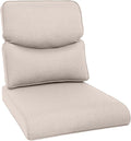 Outdoor Chair Cushions Set of 2-22 x 25 Inch Fade Resistant Patio Chair by NatureComfyOutdoorFurniture