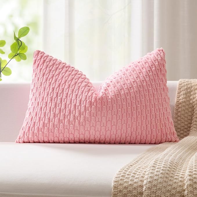Kevin Textile Valentines Day 12x20 Inch Pillow Cover 1 Pack Boho Decorative by KevinTextile
