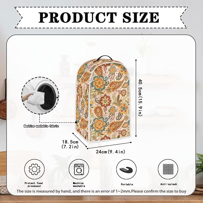 Boho Blender Protective Cover Kitchen Blender Dust Cover Reusable Food - Image 5