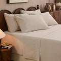 100% Linen Sheet Set King Size Extra Deep Pocket Fits 18-24 Inch Mattress by overket