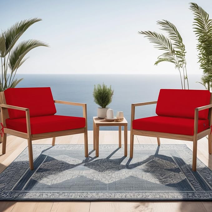 idee-home Outdoor Cushions for Patio Furniture, Outdoor Seat Cushion, - Image 4
