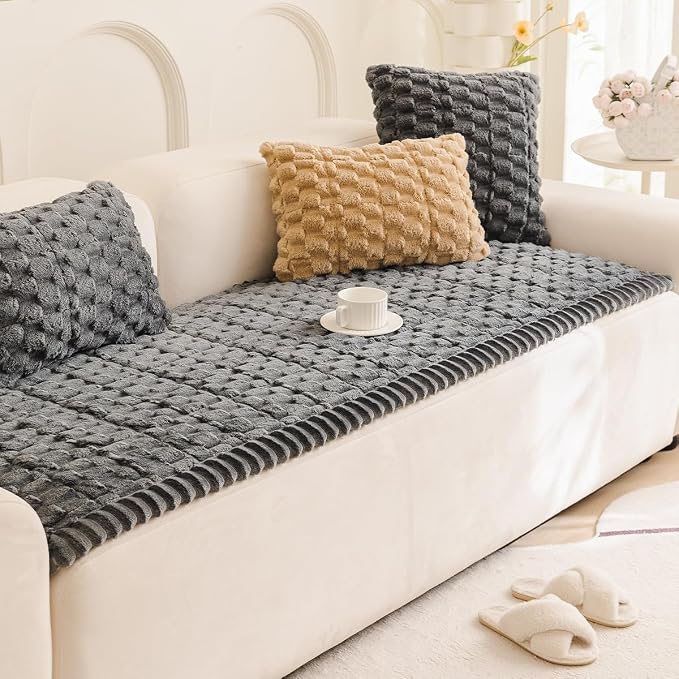 Plush Pet Sofa Covers for Dogs Washable Couch Protector for Cushion, Dog - Image 8