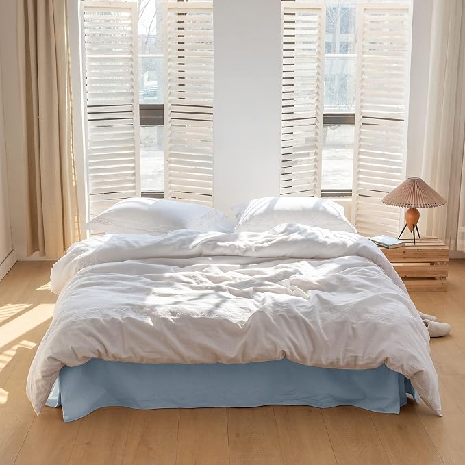 BISELINA French Linen Bed Skirt - Image 6