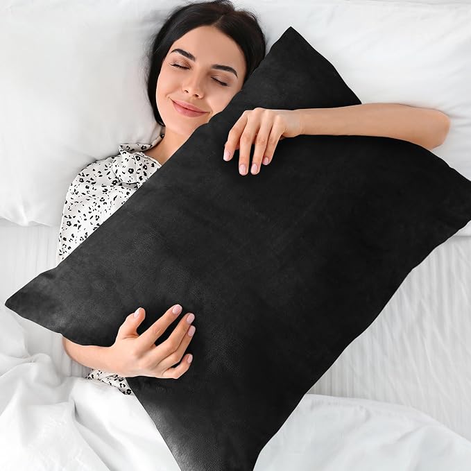 BEDELITE Flannel Pillowcases Standard Set of 2, Super Soft Fleece Pillow Case - Image 5