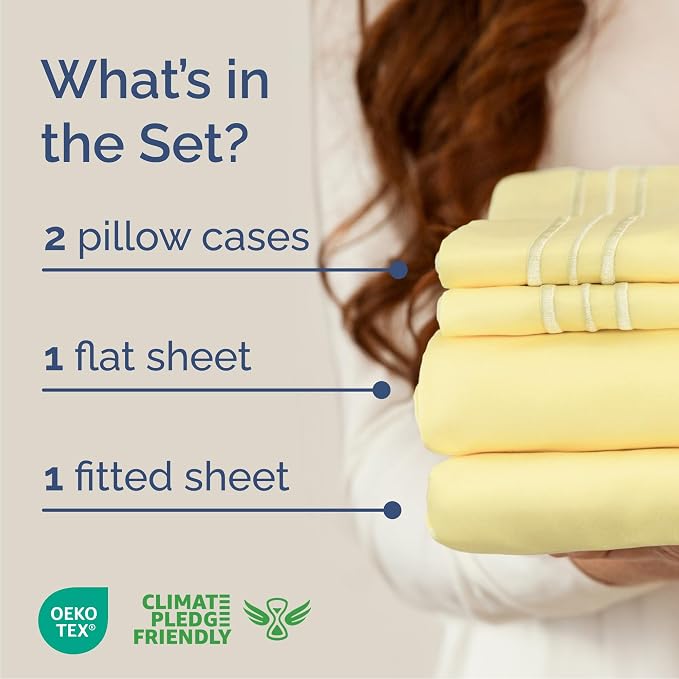 Cal King Size 4 Piece Sheet Set - Image 2