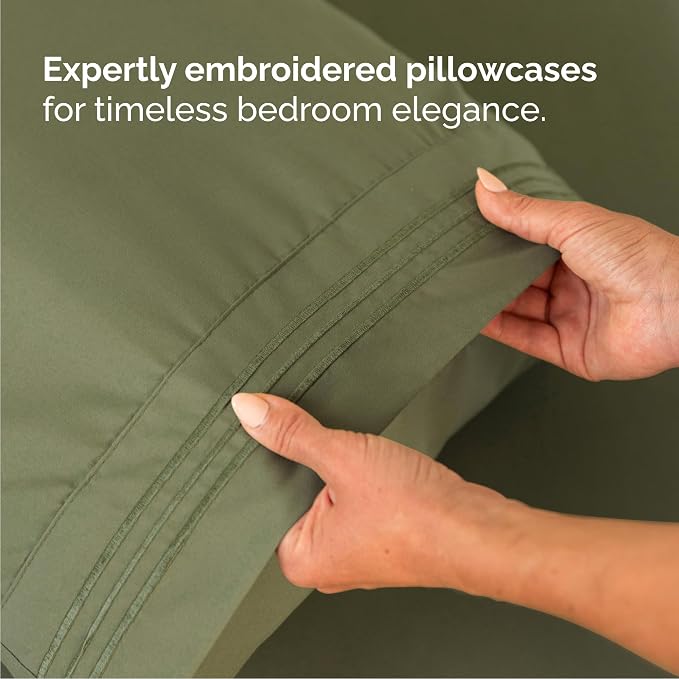 Queen Size 4 Piece Sheet Set - Image 6