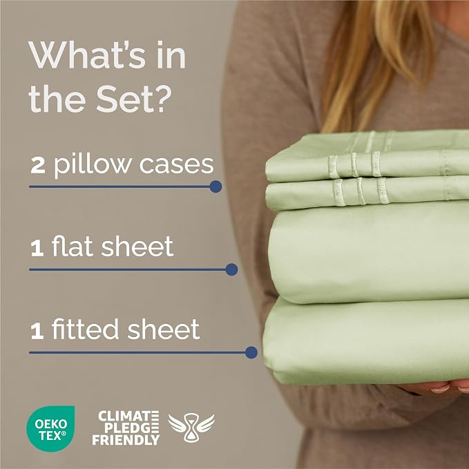 King Size 4 Piece Sheet Set - Image 2