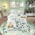 Erosebridal Girls Kawaii Animal Bedding King Size Cute Rabbit Comforter Set King by Erosebridal