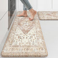 KIMODE Farmhouse Kitchen Mats, Anti Fatigue Kitchen Rugs Sets of 2, Non Slip by KIMODE