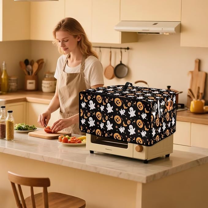 Halloween Toaster Oven Dust Cover Protective Microwave Oven Cover - Image 2