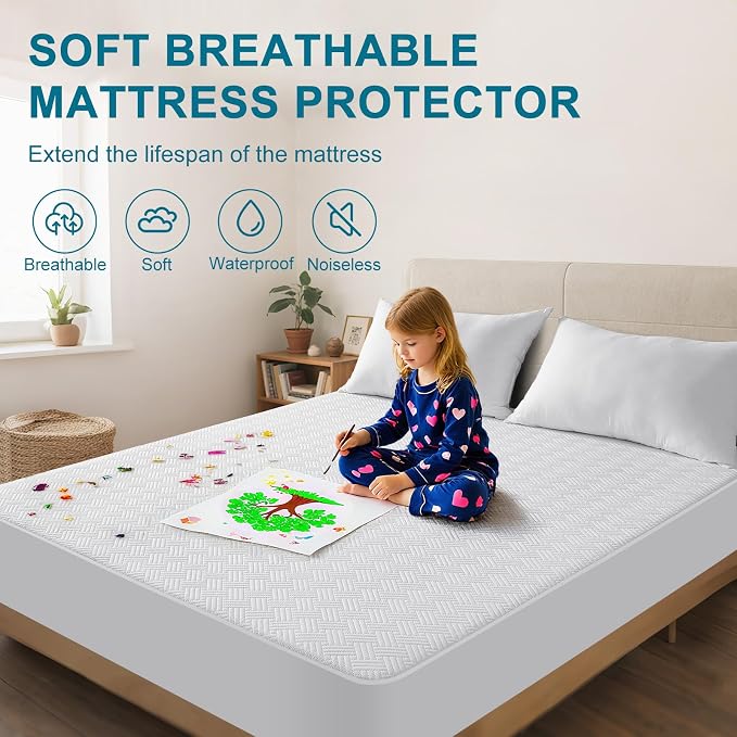 Waterproof Mattress Protector Full Size - Image 3