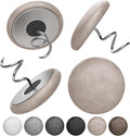 Leather Upholstery Twist Pins for Bed Skirts – 12 Pack Fabric Holders and Tacks by MAICOBI