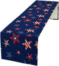 4th of July Patriotic Table Runner, Memorial Day Independence Day Freedom Stars by Unknown