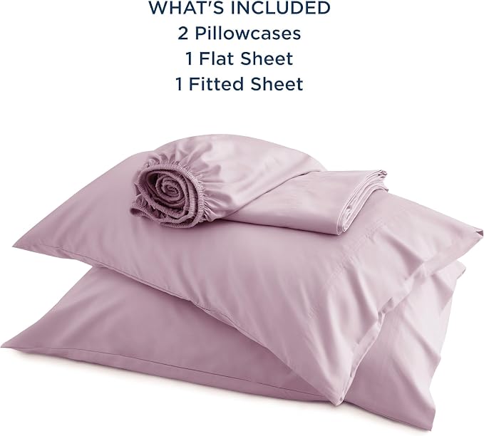 Bedsure Full Size Bed Sheets, Cooling Sheets, Rayon Derived from Bamboo - Image 6