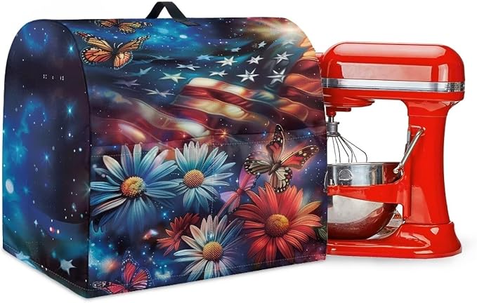 American Flag Stand Mixer Cover Dust Covers by Unknown