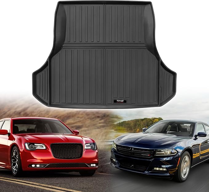 Custom for 2011-2023 Chrysler 300C/Dodge Charger Cargo Mats Trunk Liner All - Image 2