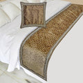 The HomeCentric King/Queen/Twin Brown Decorative Bed Runner Queen 74"x18" Bed by TheHomeCentric