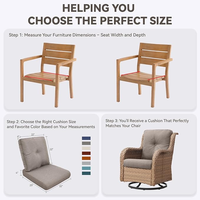 Patio Cushions for Outdoor Furniture - Image 7