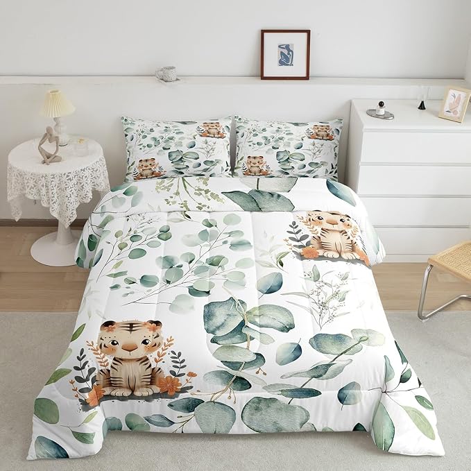 Erosebridal Kids Cute Animal Twin Comforter Set - Image 2