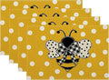 Bumble bee Placemats Set of 4 by Sunshineyan
