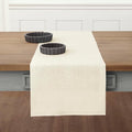 Solino Home Linen Ivory Table Runner 144 Inches Long by SolinoHome