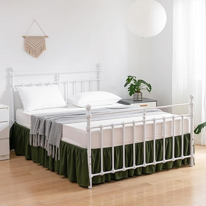 Bed Skirt Twin Size Ruffled Bed Skirt - Image 3