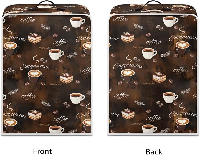 Mumeson Coffee Maker Cover Stand Mixer or Coffee Maker Appliance Dust and - Image 4