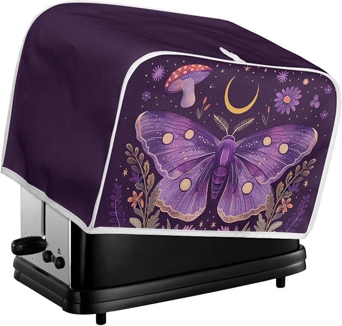 ZFRXIGN Butterfly Toaster Covers 4 Slice Wide Slot Dust Cover Case - Image 5