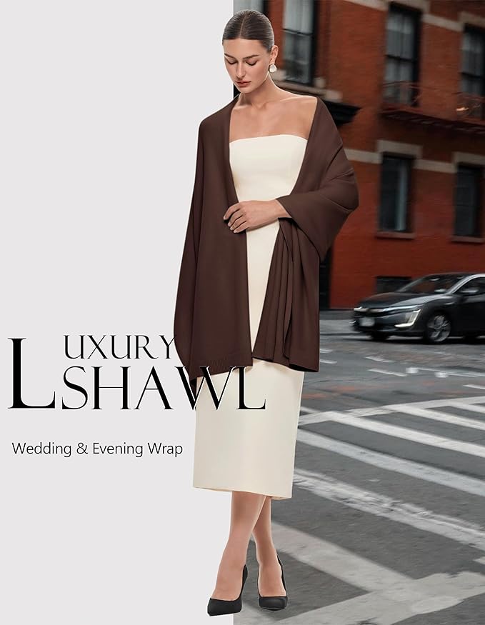 PULI Women's Pashmina Shawl Wraps - Image 5