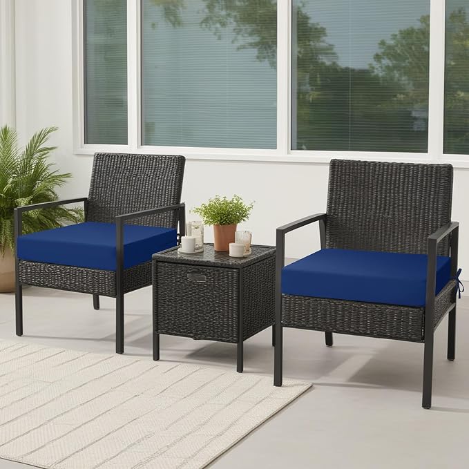 idee-home Outdoor Cushions for Patio Furniture, Outdoor Seat Cushion, - Image 3