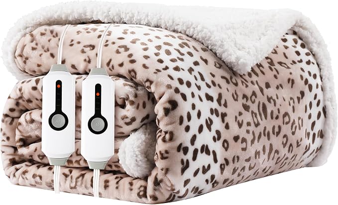 Electric Heated Blanket Queen Size 84"x90" by RALYSUN