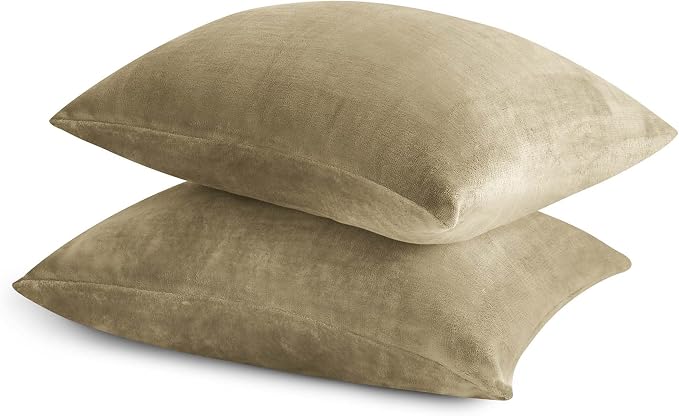 BEDELITE Flannel Pillowcases Standard Set of 2, Super Soft Fleece Pillow Case - Image 9