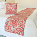 The HomeCentric King/Queen/Twin Coral, Peach & Pink Designer CA King 86"x18" by TheHomeCentric