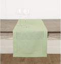 Solino Home Linen Sage Green Table Runner 132 Inches Long by SolinoHome