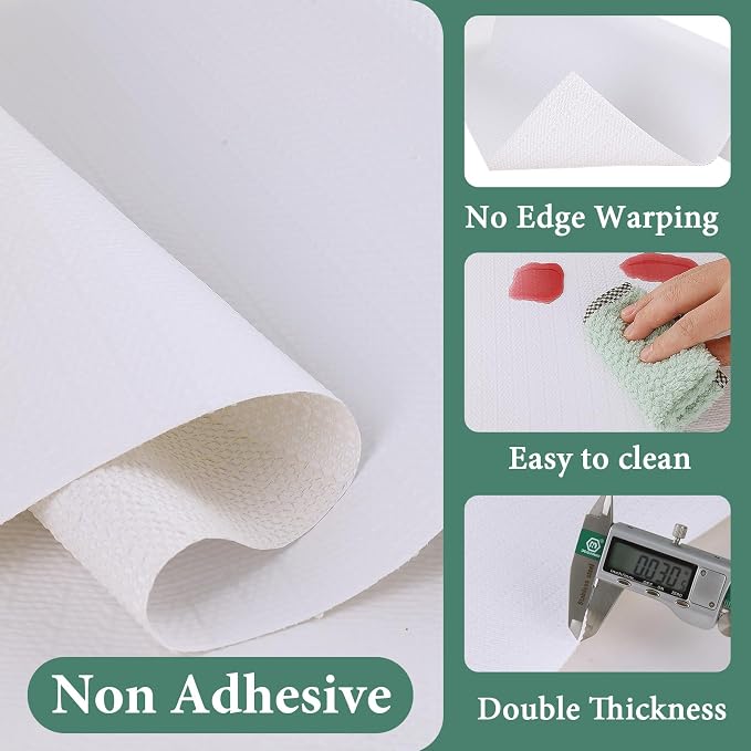 Drawer and Shelf Liner for Kitchen Cabinet: 17 in X 20 Ft Non Slip Waterproof - Image 3