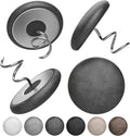 Leather Upholstery Twist Pins for Bed Skirts – 12 Pack Fabric Holders and Tacks by MAICOBI