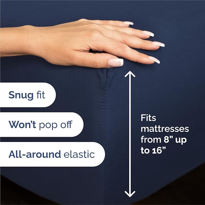 King Size 4 Piece Sheet Set - Image 3