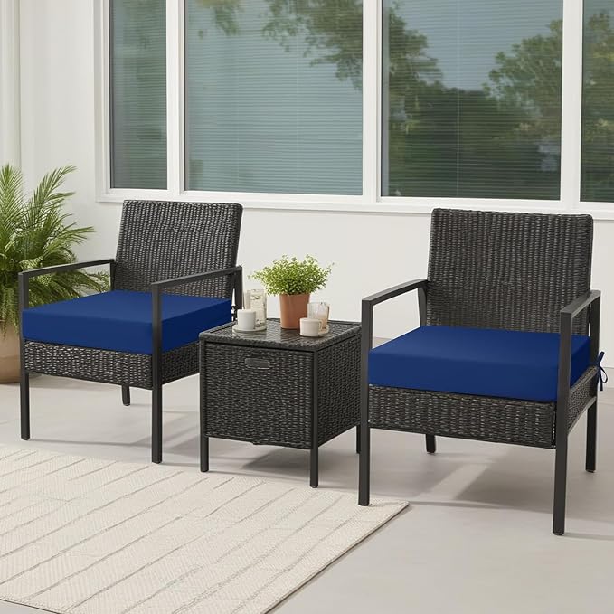 idee-home Outdoor Cushions for Patio Furniture, Outdoor Seat Cushions 19x19 - Image 3