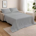 NON Sticky cotton Twin Size Sleeper Sofa Sheets, 4 Piece Egyptian Cotton Bed by Non-StickyCotton