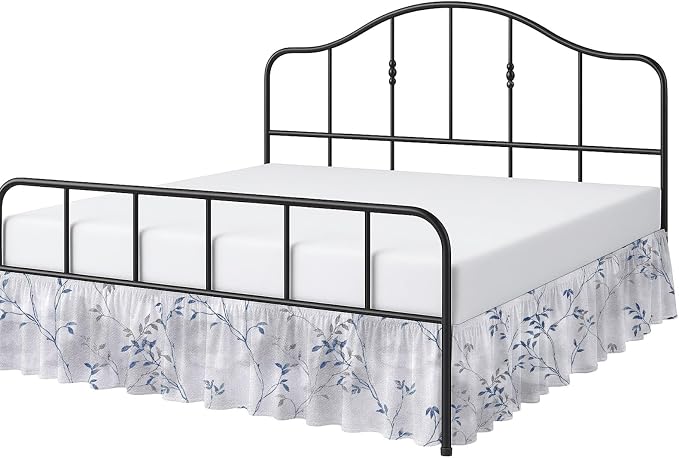 Cottington Lane Ruffled Bed Skirt Queen Size by CottingtonLane