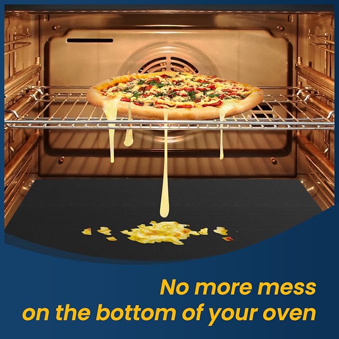Oven Liner for Bottom of Oven, 2 Pack Heavy Duty Oven Liners for Electric Stove - Image 3
